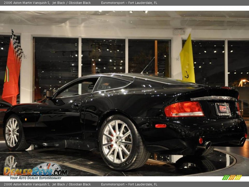 2006 Aston Martin Vanquish S Jet Black / Obsidian Black Photo #30