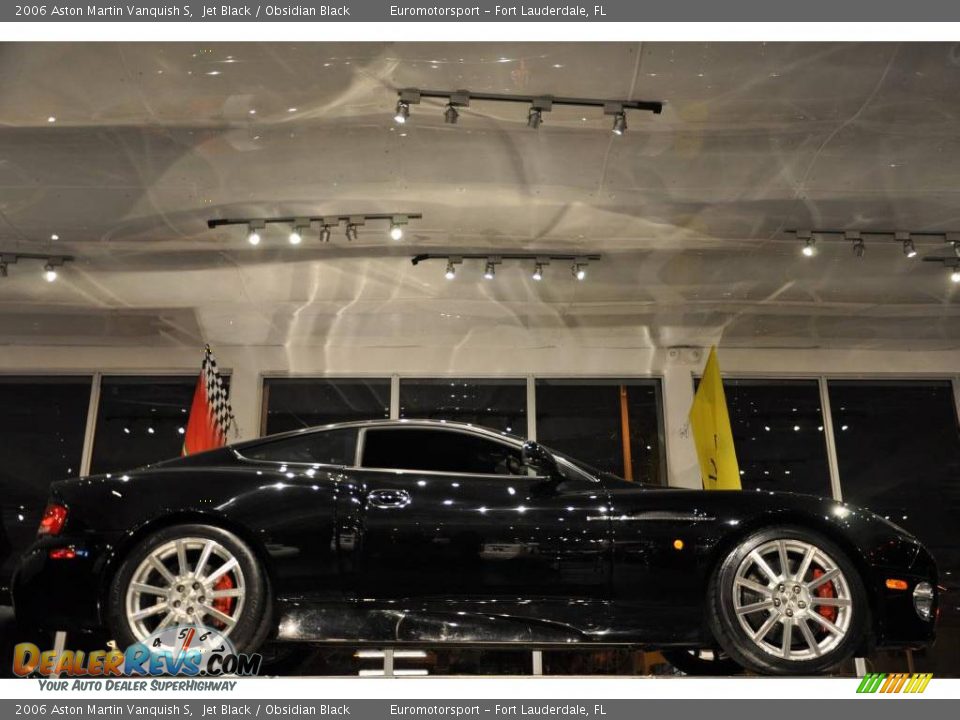 2006 Aston Martin Vanquish S Jet Black / Obsidian Black Photo #31