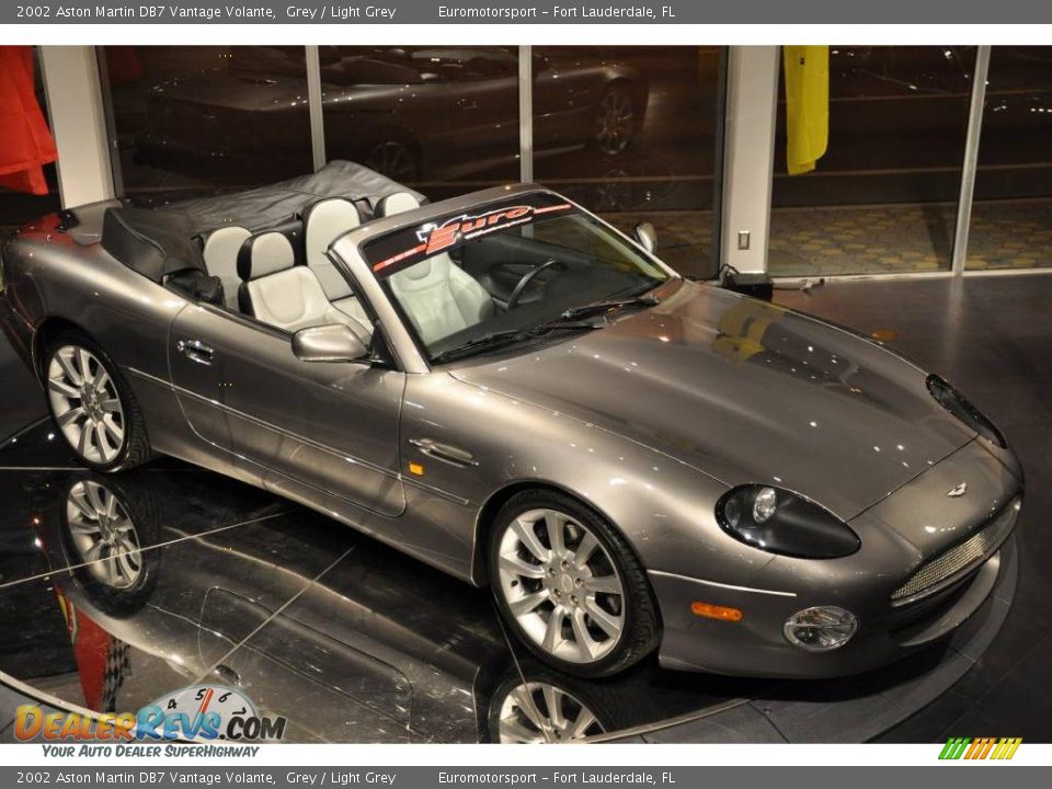 2002 Aston Martin DB7 Vantage Volante Grey / Light Grey Photo #1