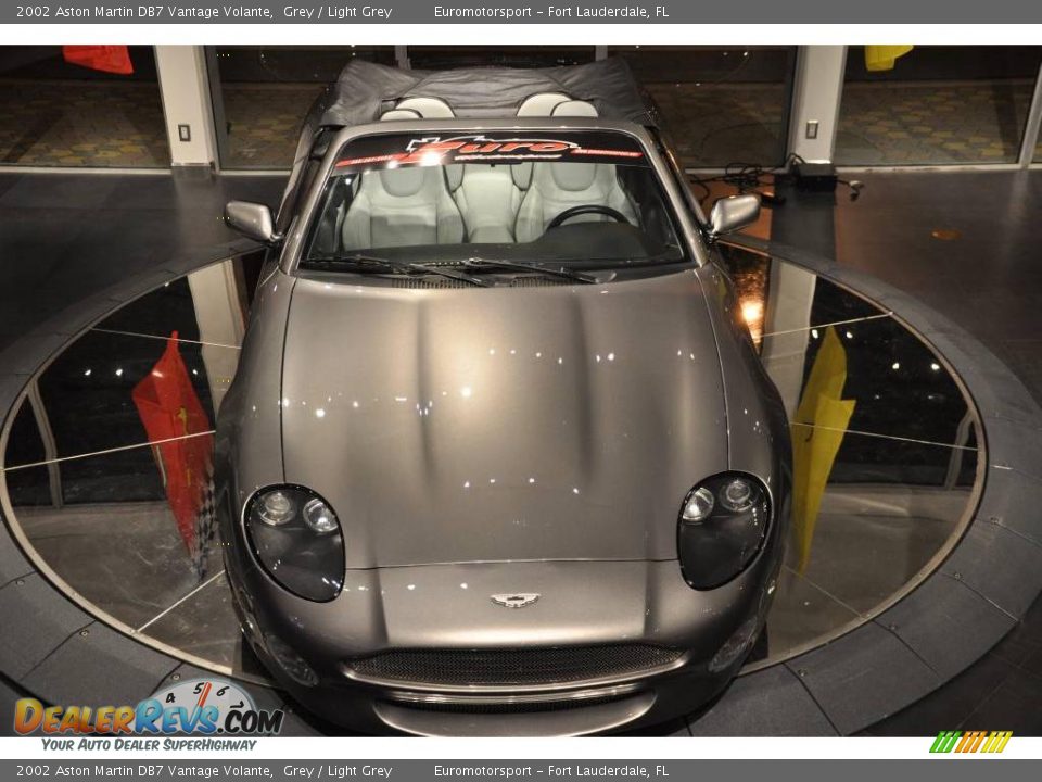 2002 Aston Martin DB7 Vantage Volante Grey / Light Grey Photo #2