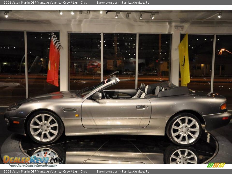 2002 Aston Martin DB7 Vantage Volante Grey / Light Grey Photo #4