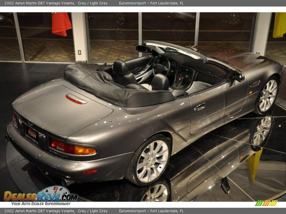 2002 Aston Martin DB7 Vantage Volante Grey / Light Grey Photo #5
