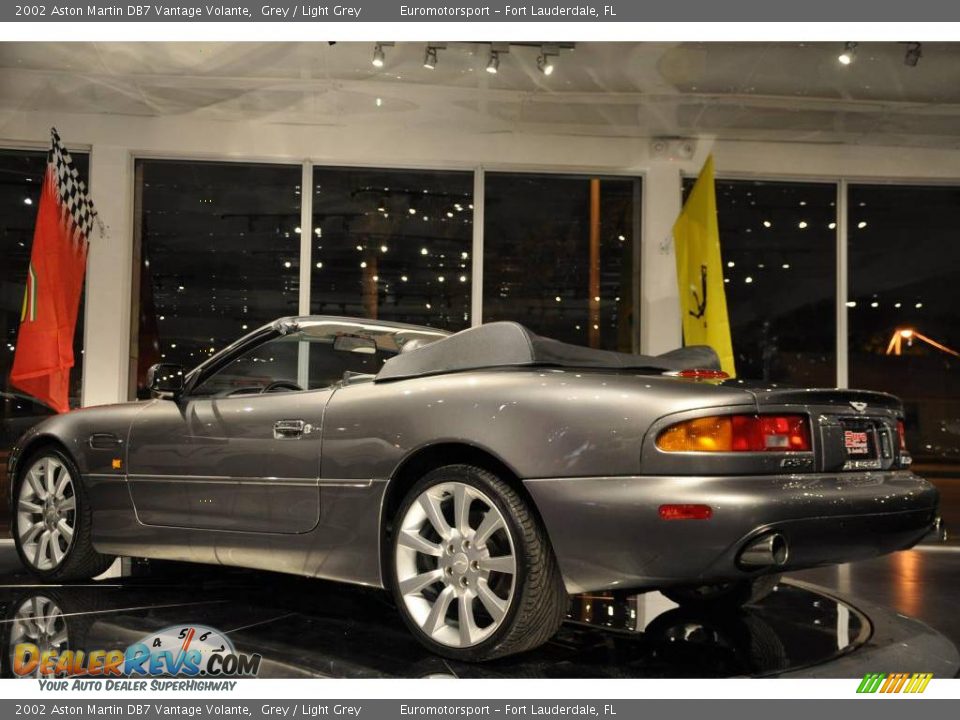 2002 Aston Martin DB7 Vantage Volante Grey / Light Grey Photo #7