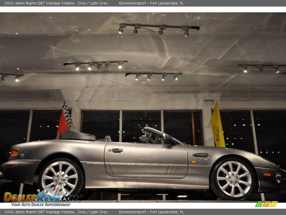 2002 Aston Martin DB7 Vantage Volante Grey / Light Grey Photo #8