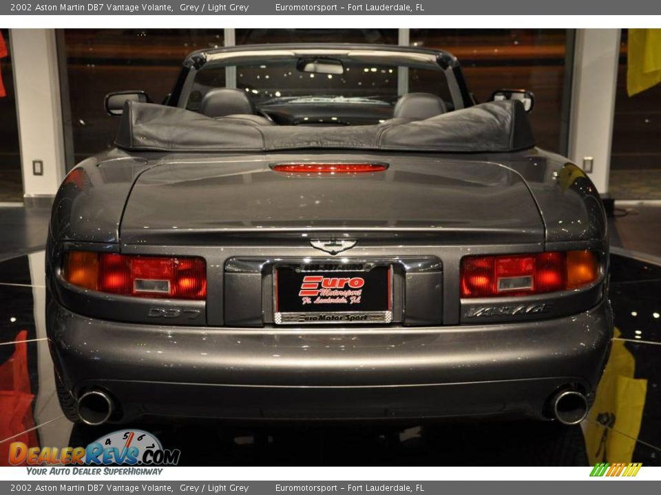 2002 Aston Martin DB7 Vantage Volante Grey / Light Grey Photo #9