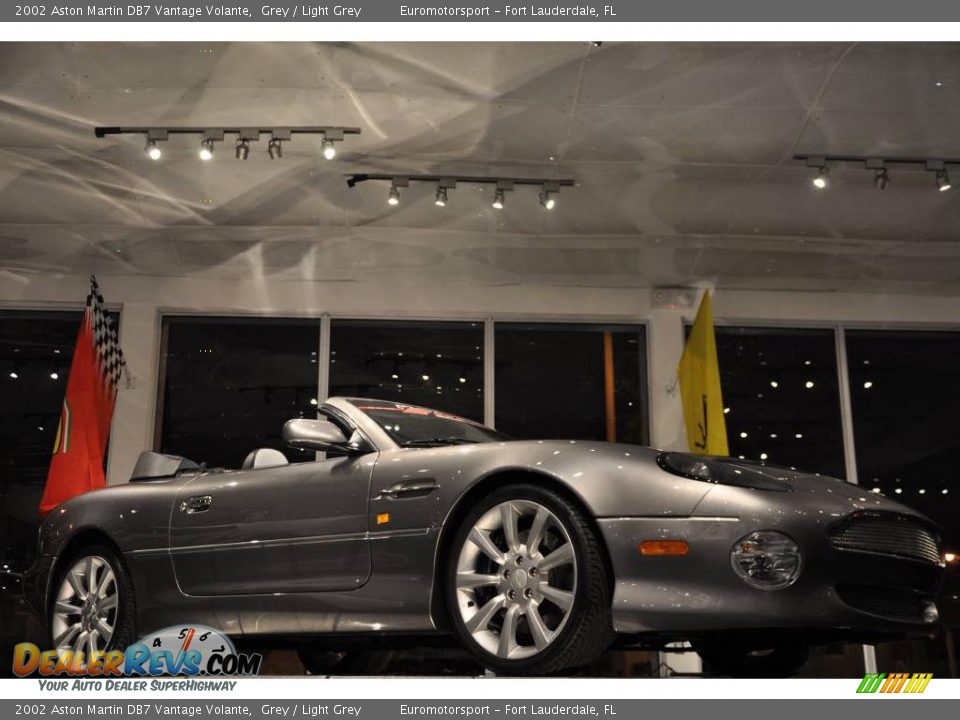 2002 Aston Martin DB7 Vantage Volante Grey / Light Grey Photo #10