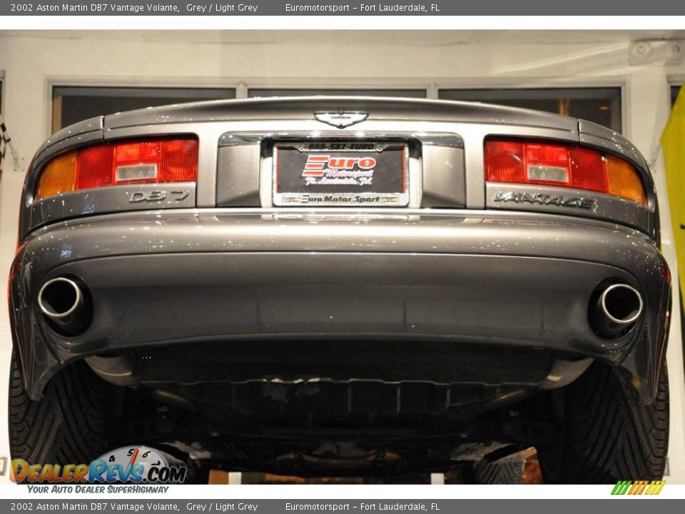 2002 Aston Martin DB7 Vantage Volante Grey / Light Grey Photo #12
