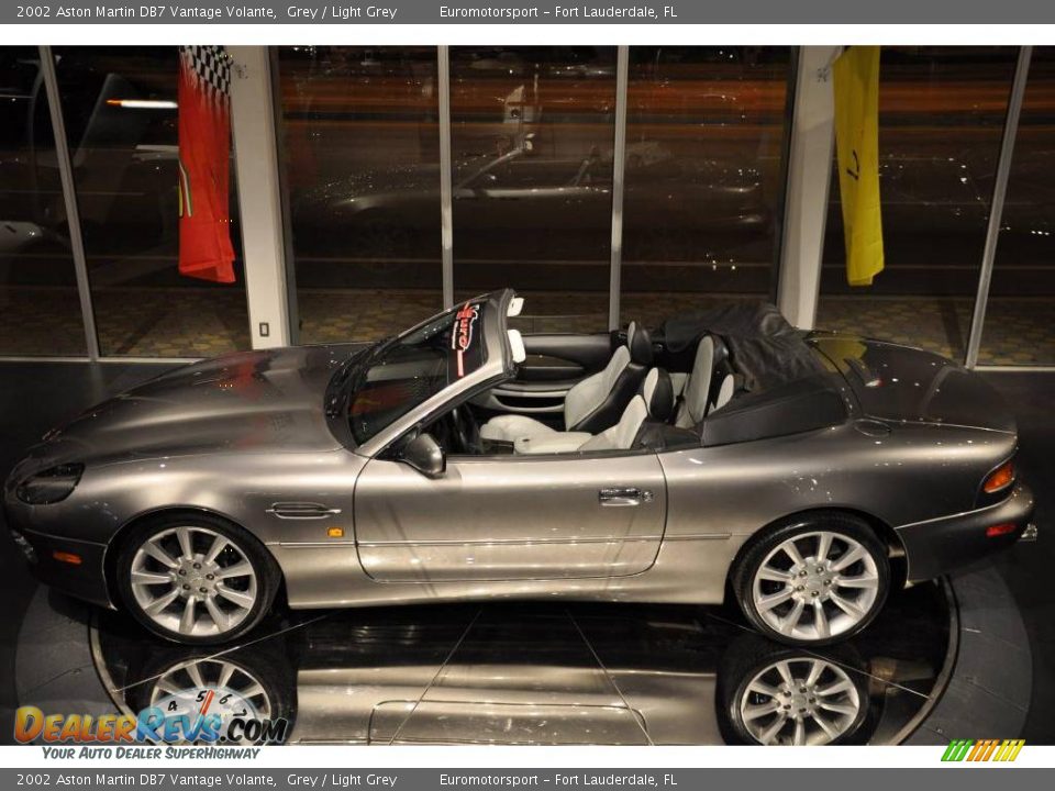 2002 Aston Martin DB7 Vantage Volante Grey / Light Grey Photo #13