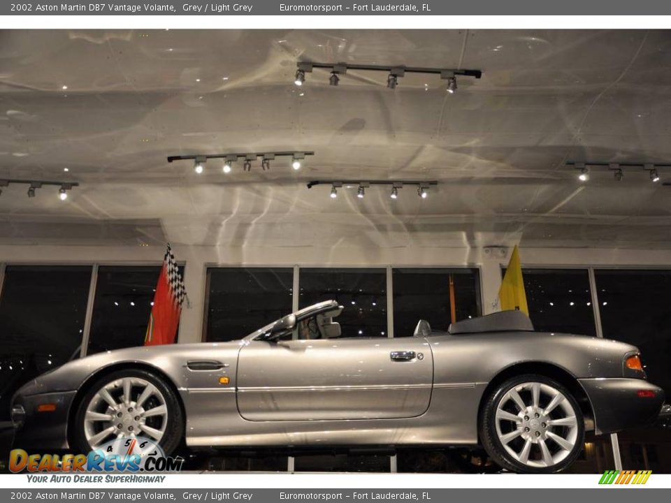 2002 Aston Martin DB7 Vantage Volante Grey / Light Grey Photo #16