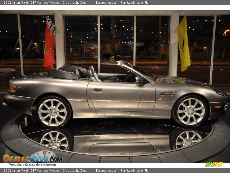 2002 Aston Martin DB7 Vantage Volante Grey / Light Grey Photo #17