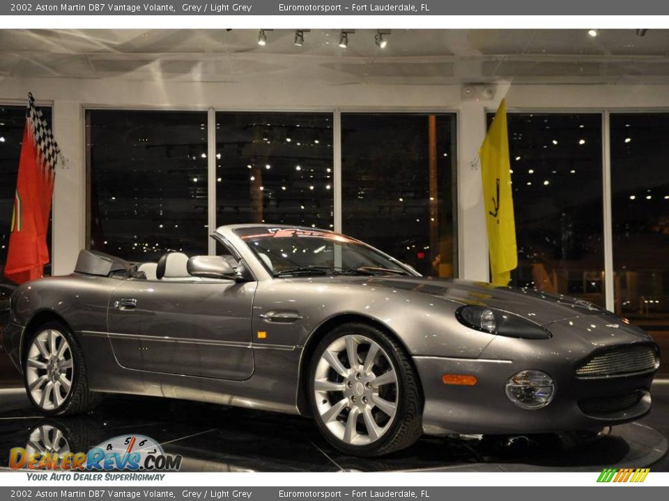 2002 Aston Martin DB7 Vantage Volante Grey / Light Grey Photo #22