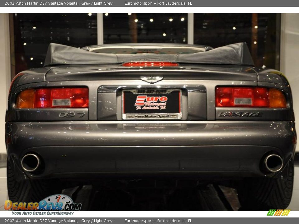 2002 Aston Martin DB7 Vantage Volante Grey / Light Grey Photo #23