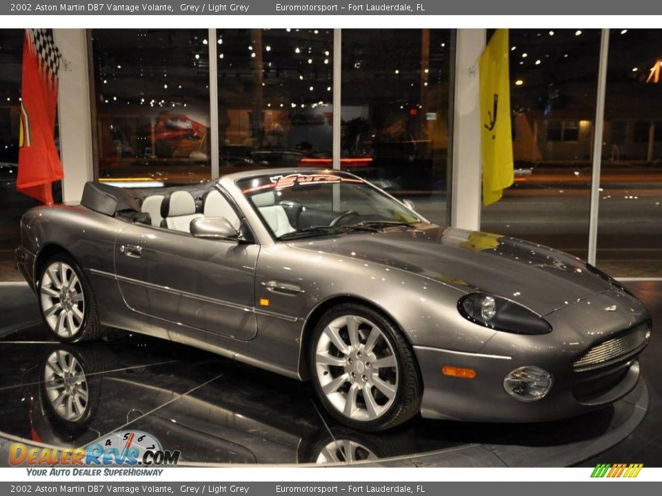 2002 Aston Martin DB7 Vantage Volante Grey / Light Grey Photo #25