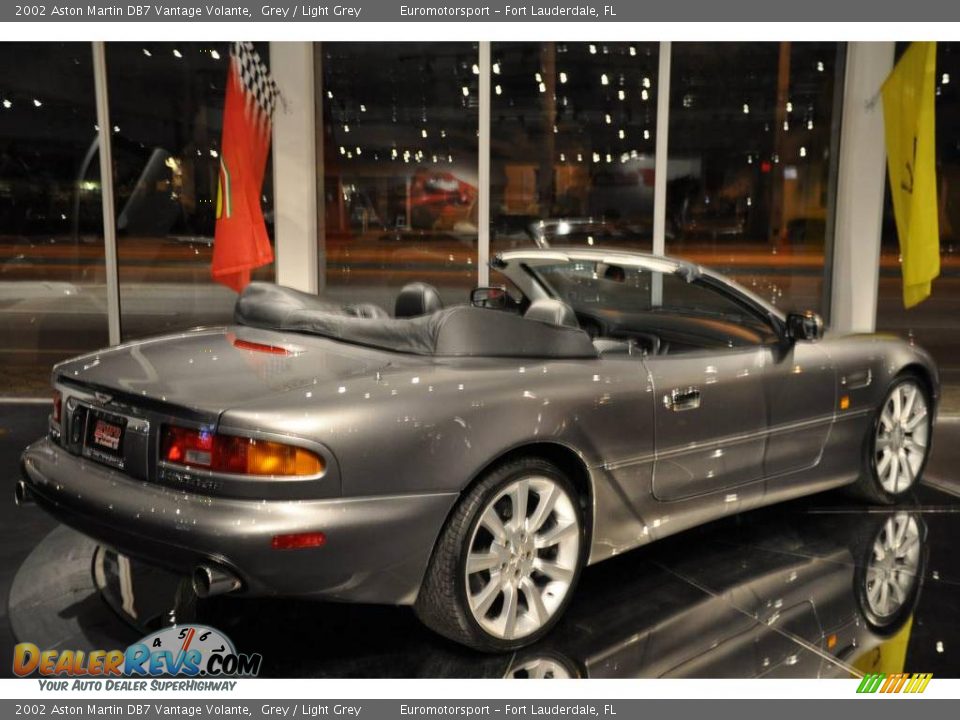 2002 Aston Martin DB7 Vantage Volante Grey / Light Grey Photo #26