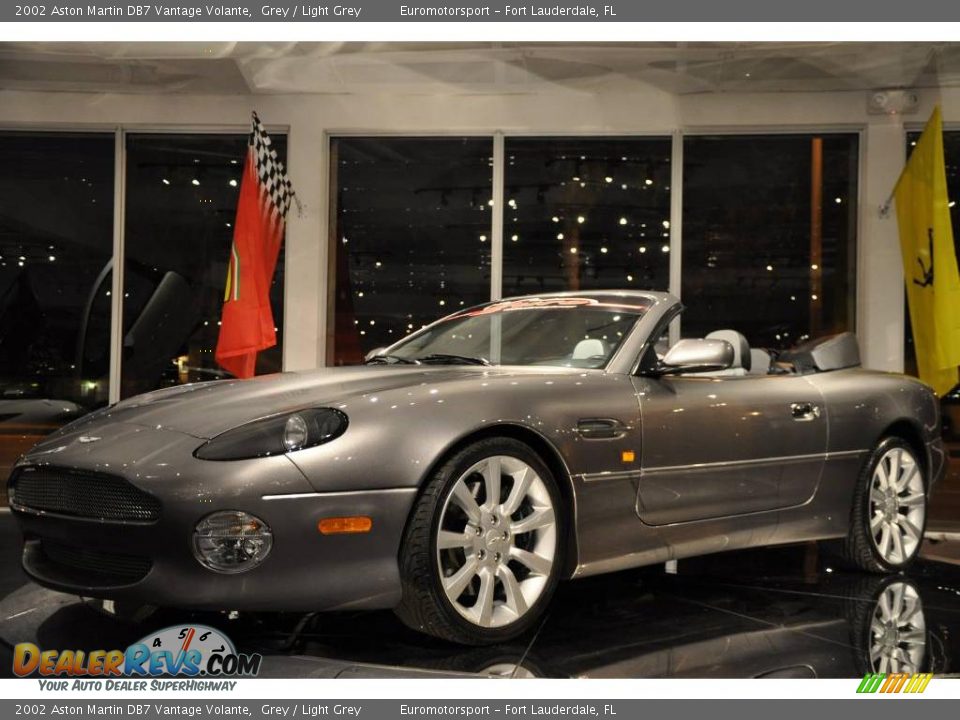 2002 Aston Martin DB7 Vantage Volante Grey / Light Grey Photo #28