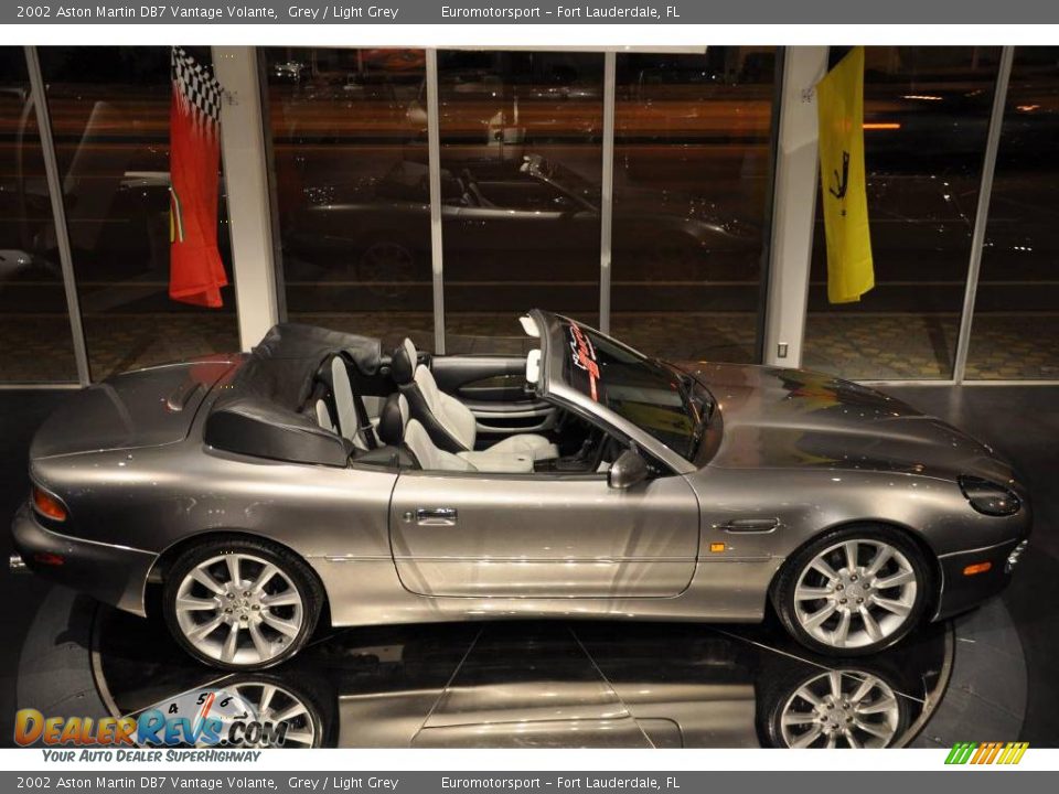 2002 Aston Martin DB7 Vantage Volante Grey / Light Grey Photo #29