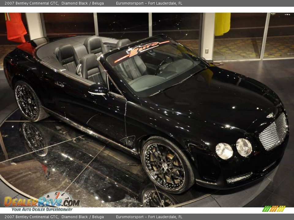 2007 Bentley Continental GTC Diamond Black / Beluga Photo #1