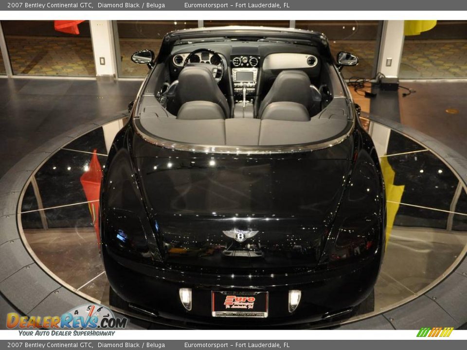 2007 Bentley Continental GTC Diamond Black / Beluga Photo #6