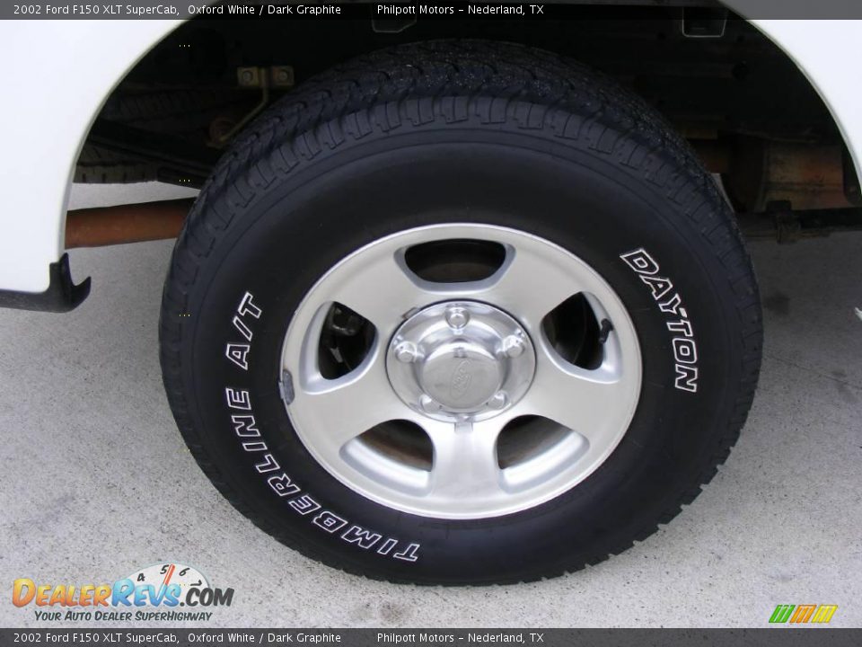 2002 Ford F150 XLT SuperCab Oxford White / Dark Graphite Photo #16