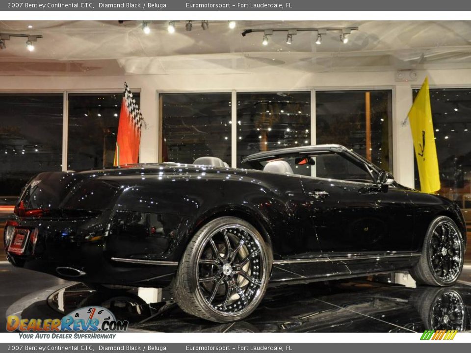 2007 Bentley Continental GTC Diamond Black / Beluga Photo #15
