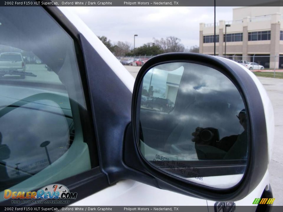 2002 Ford F150 XLT SuperCab Oxford White / Dark Graphite Photo #20