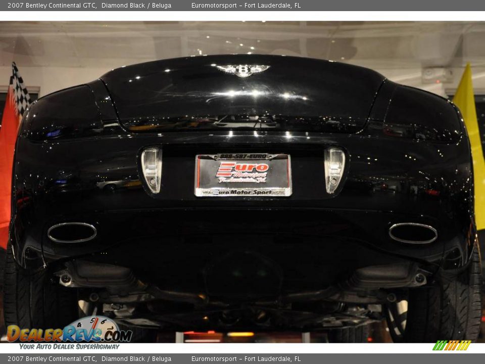 2007 Bentley Continental GTC Diamond Black / Beluga Photo #16
