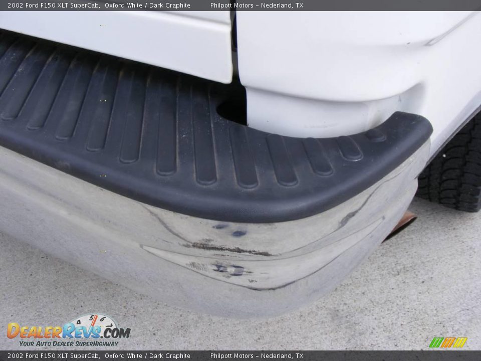 2002 Ford F150 XLT SuperCab Oxford White / Dark Graphite Photo #22