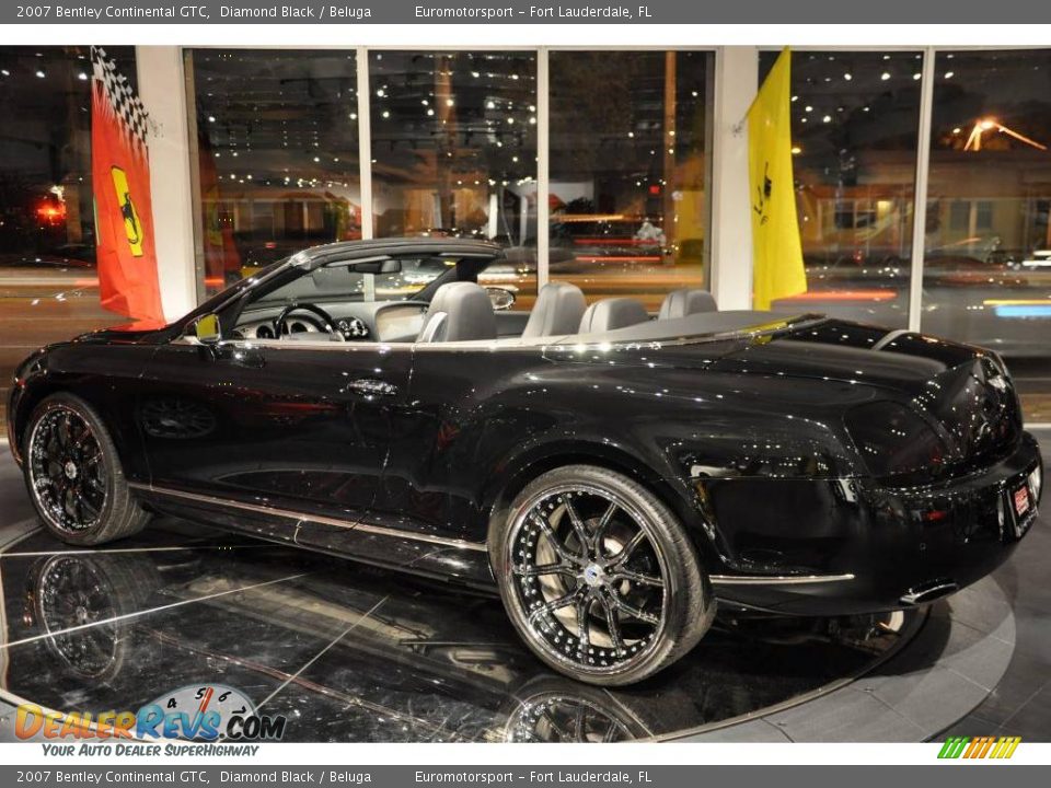 2007 Bentley Continental GTC Diamond Black / Beluga Photo #17