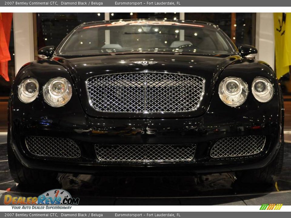 2007 Bentley Continental GTC Diamond Black / Beluga Photo #18