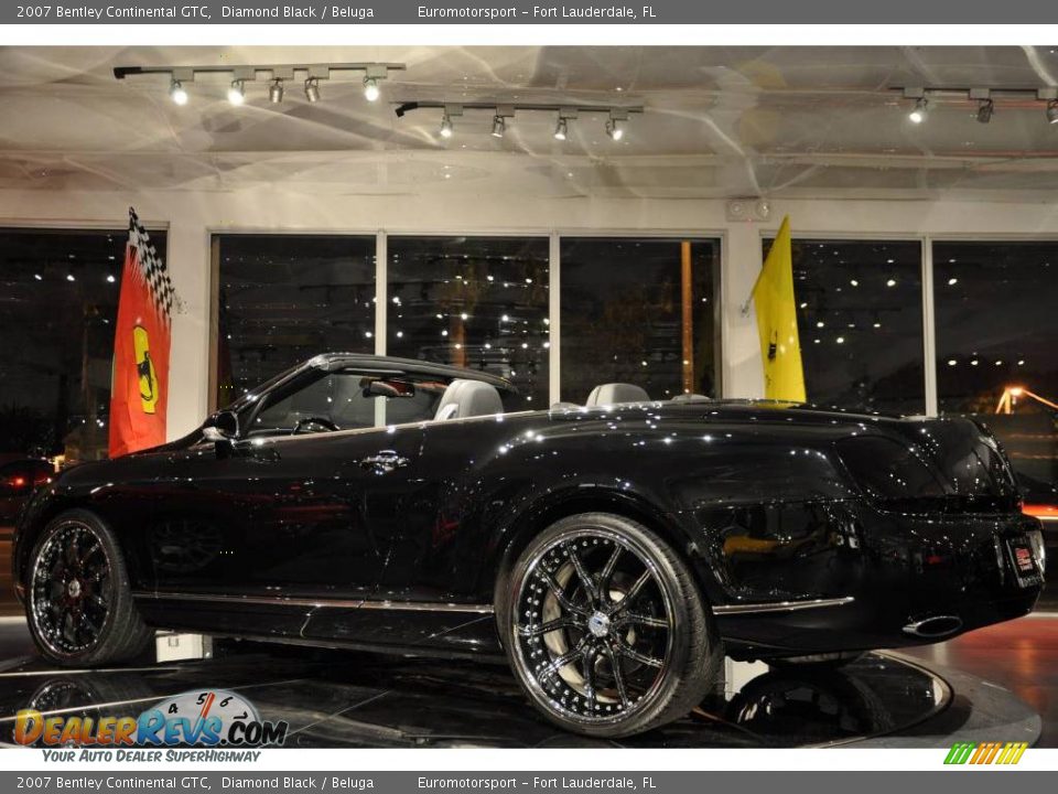 2007 Bentley Continental GTC Diamond Black / Beluga Photo #19