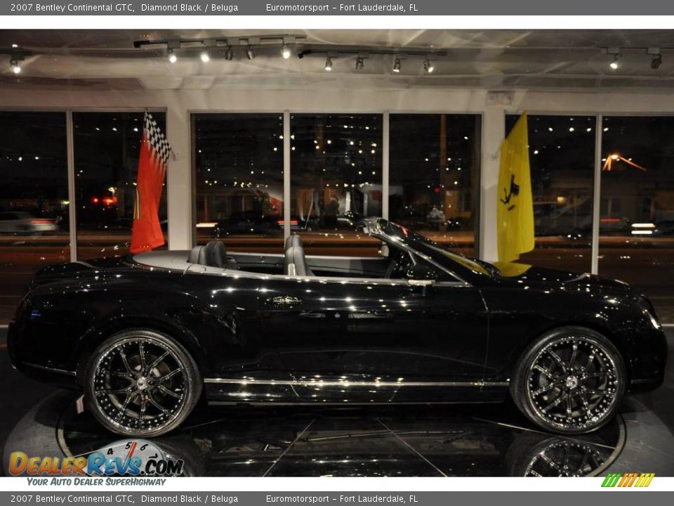 2007 Bentley Continental GTC Diamond Black / Beluga Photo #23