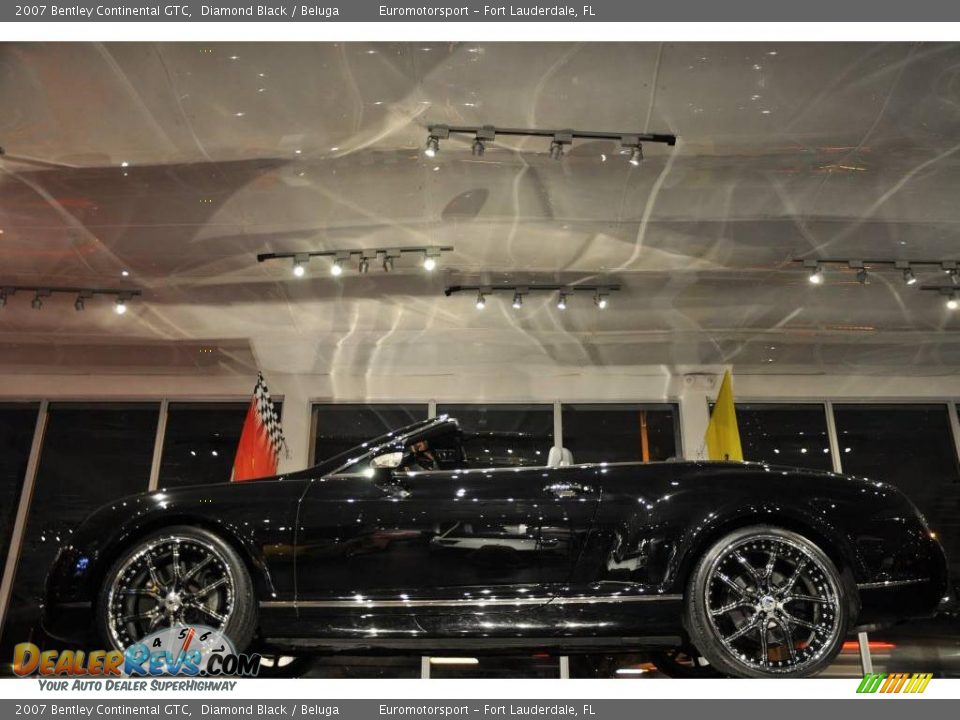 2007 Bentley Continental GTC Diamond Black / Beluga Photo #25