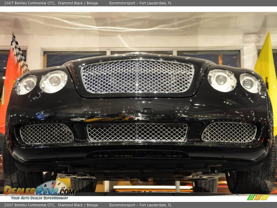 2007 Bentley Continental GTC Diamond Black / Beluga Photo #26