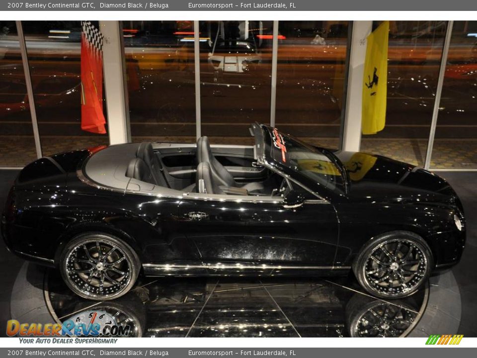 2007 Bentley Continental GTC Diamond Black / Beluga Photo #29