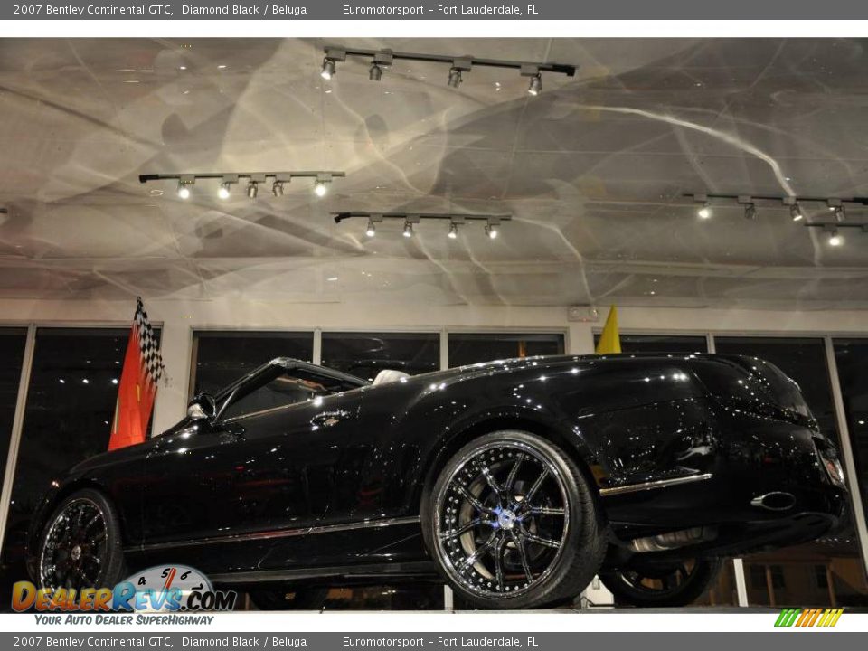 2007 Bentley Continental GTC Diamond Black / Beluga Photo #30