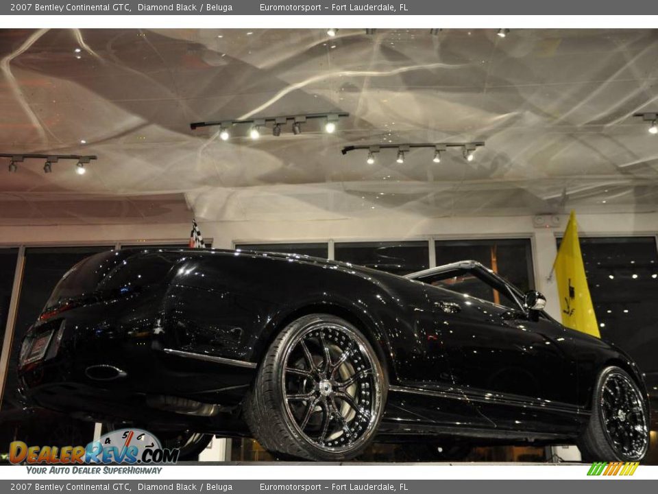 2007 Bentley Continental GTC Diamond Black / Beluga Photo #31