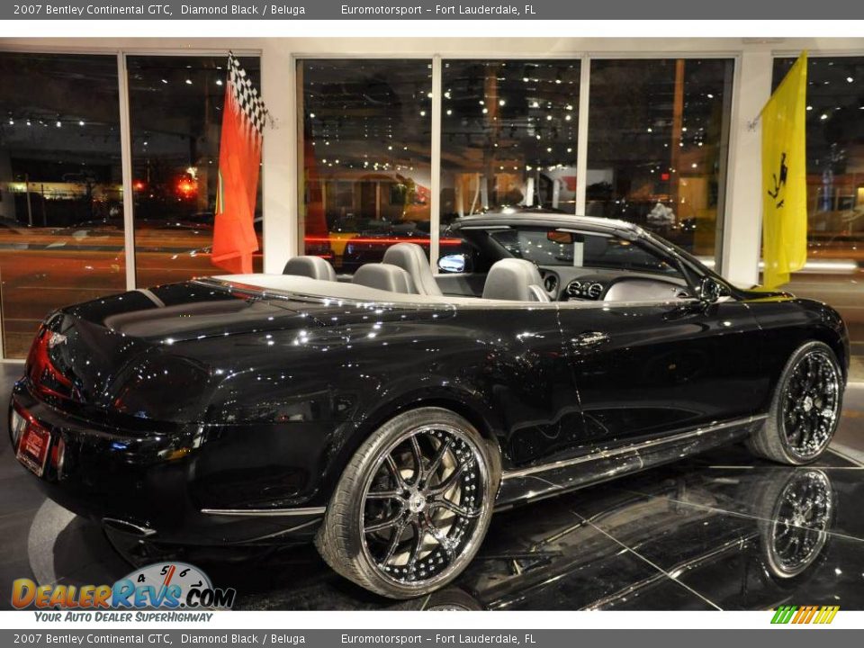 2007 Bentley Continental GTC Diamond Black / Beluga Photo #32