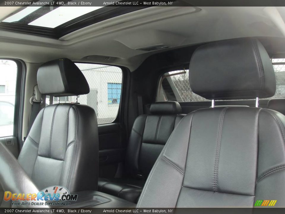 2007 Chevrolet Avalanche LT 4WD Black / Ebony Photo #7