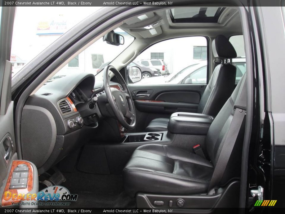2007 Chevrolet Avalanche LT 4WD Black / Ebony Photo #8