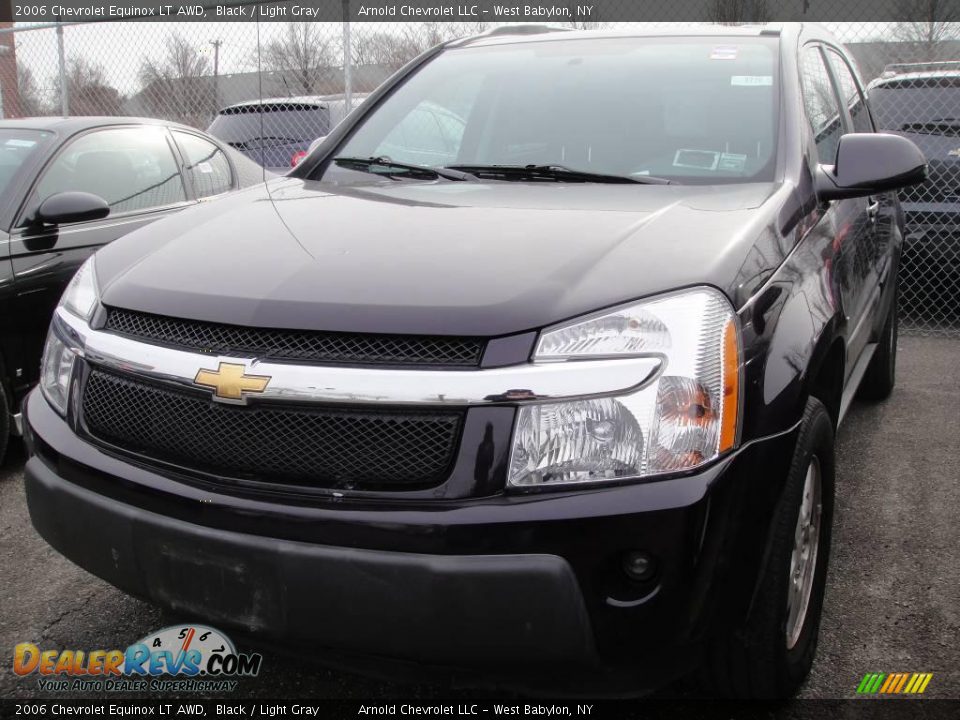 2006 Chevrolet Equinox LT AWD Black / Light Gray Photo #1