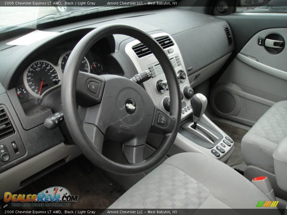 2006 Chevrolet Equinox LT AWD Black / Light Gray Photo #6