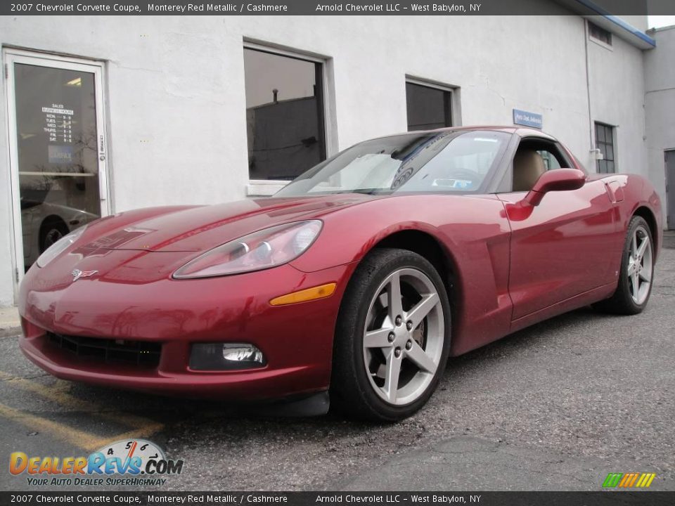 2007 Chevrolet Corvette Coupe Monterey Red Metallic / Cashmere Photo #1