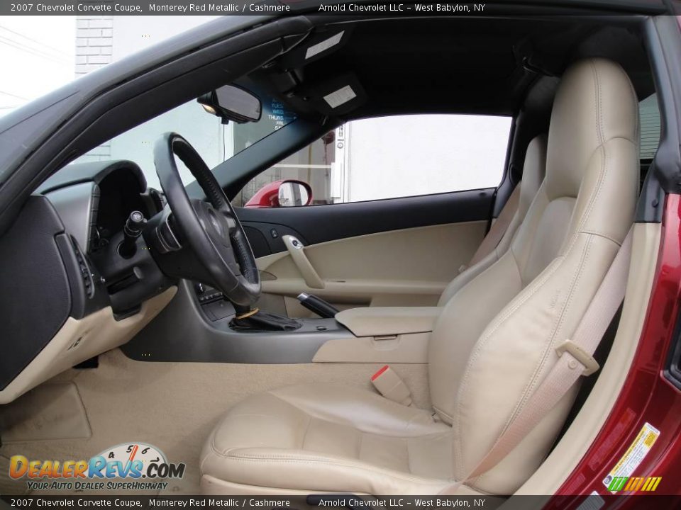 2007 Chevrolet Corvette Coupe Monterey Red Metallic / Cashmere Photo #8
