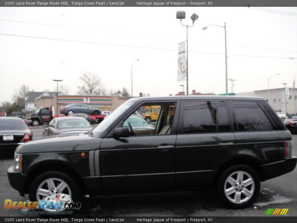 2005 Land Rover Range Rover HSE Tonga Green Pearl / Sand/Jet Photo #3