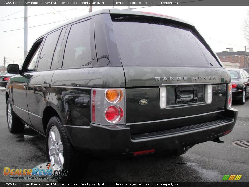 2005 Land Rover Range Rover HSE Tonga Green Pearl / Sand/Jet Photo #4