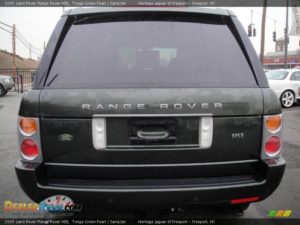 2005 Land Rover Range Rover HSE Tonga Green Pearl / Sand/Jet Photo #5