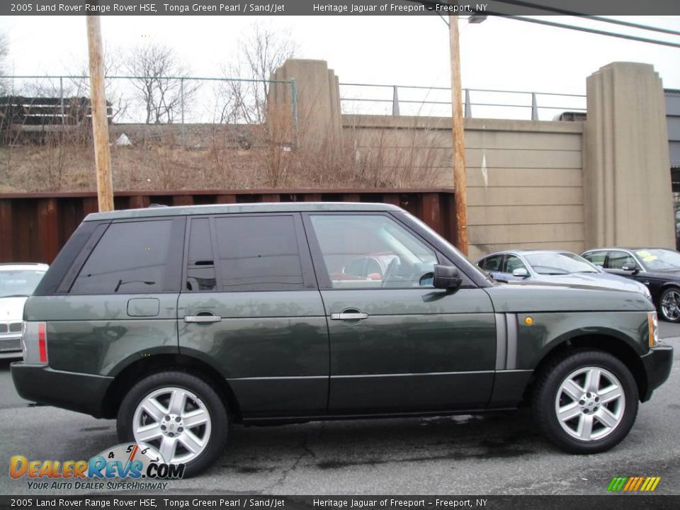 2005 Land Rover Range Rover HSE Tonga Green Pearl / Sand/Jet Photo #7