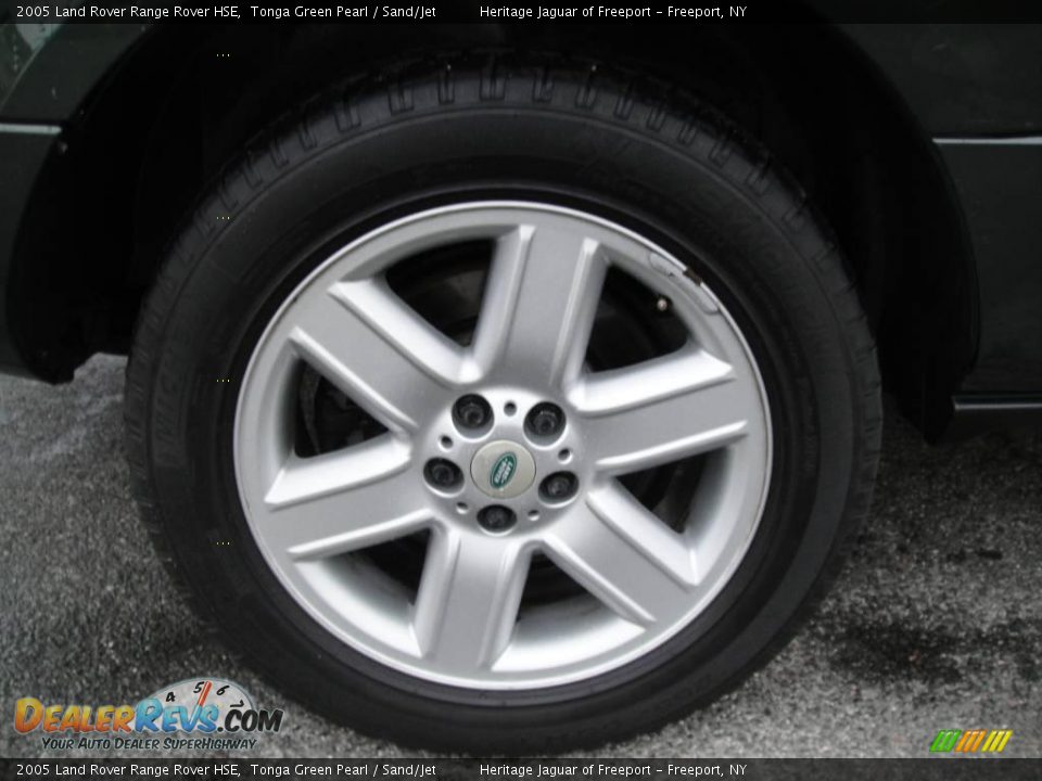 2005 Land Rover Range Rover HSE Tonga Green Pearl / Sand/Jet Photo #8