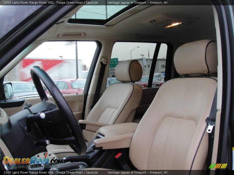 2005 Land Rover Range Rover HSE Tonga Green Pearl / Sand/Jet Photo #11