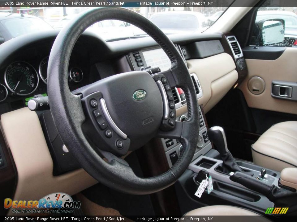 2005 Land Rover Range Rover HSE Tonga Green Pearl / Sand/Jet Photo #13